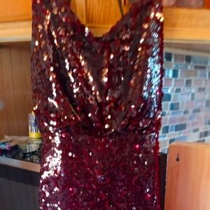 W.A.Y.F sequin prom dress